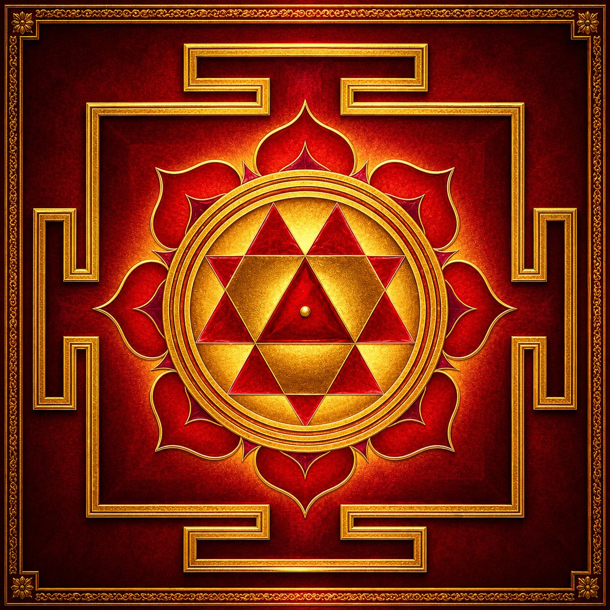 Durga Yantra Wall Art