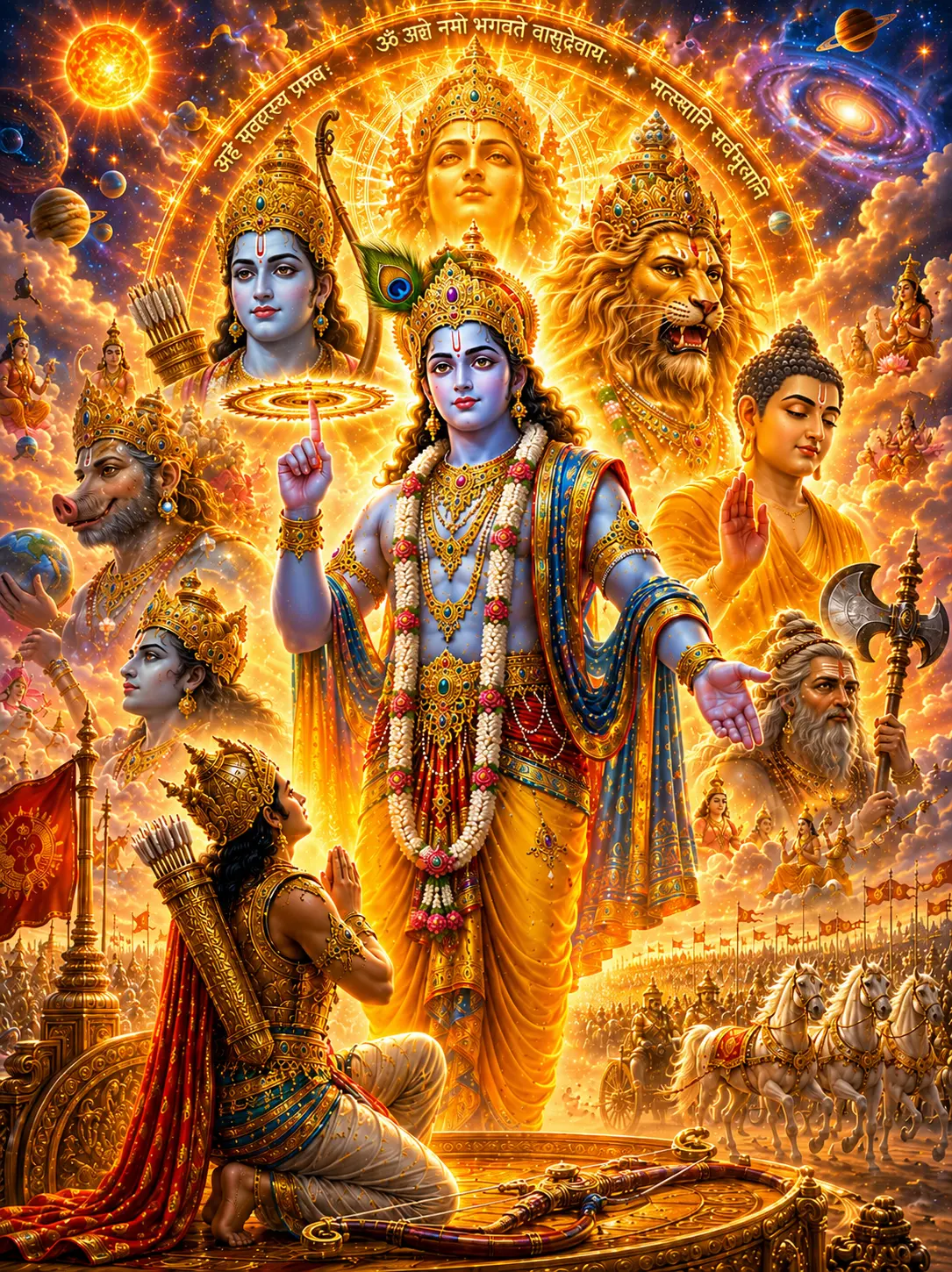 Dashavatara Wall Art