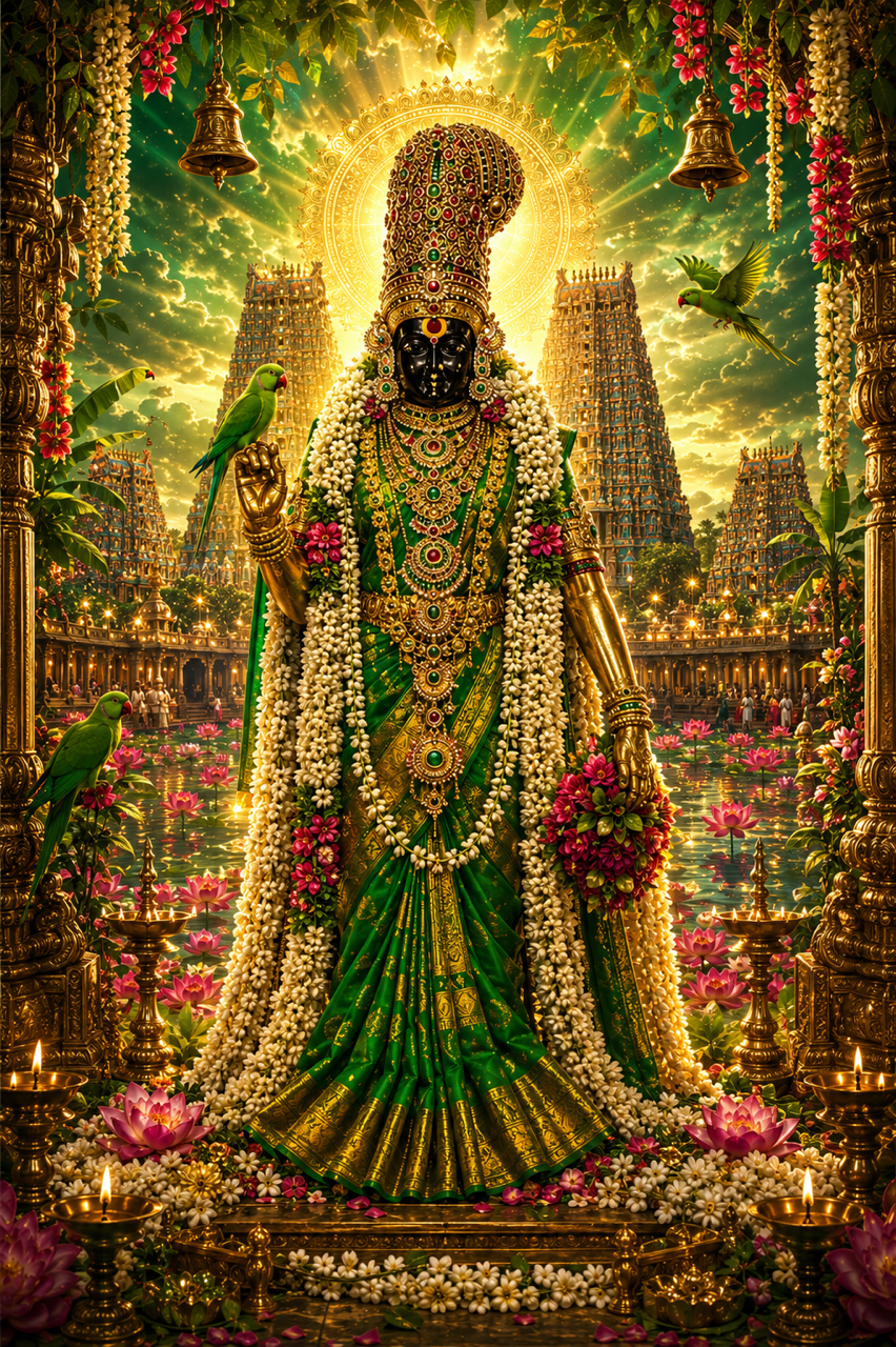 Meenakshi Amman Wall Art