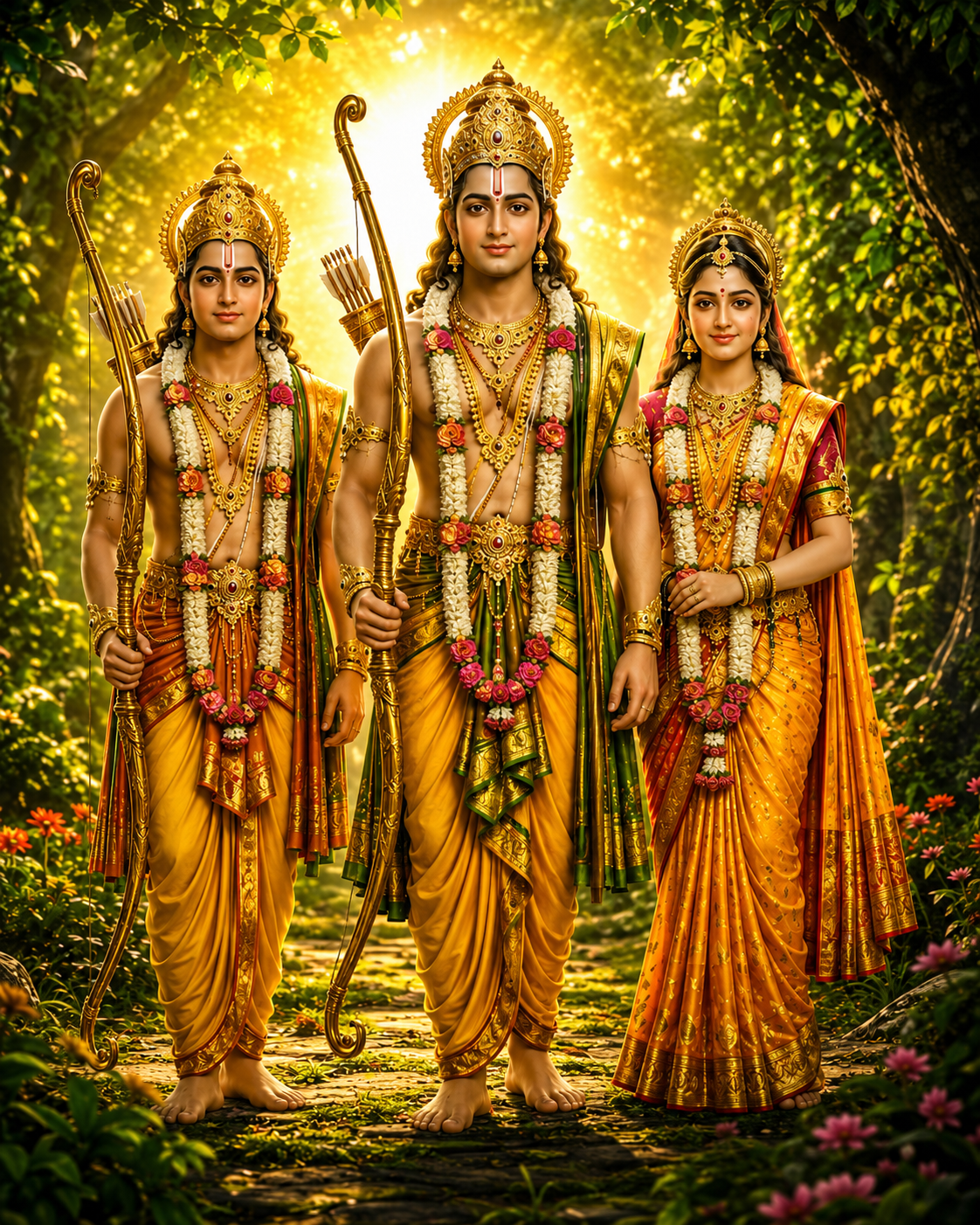 Ram Sita Lakshmana Wall Art
