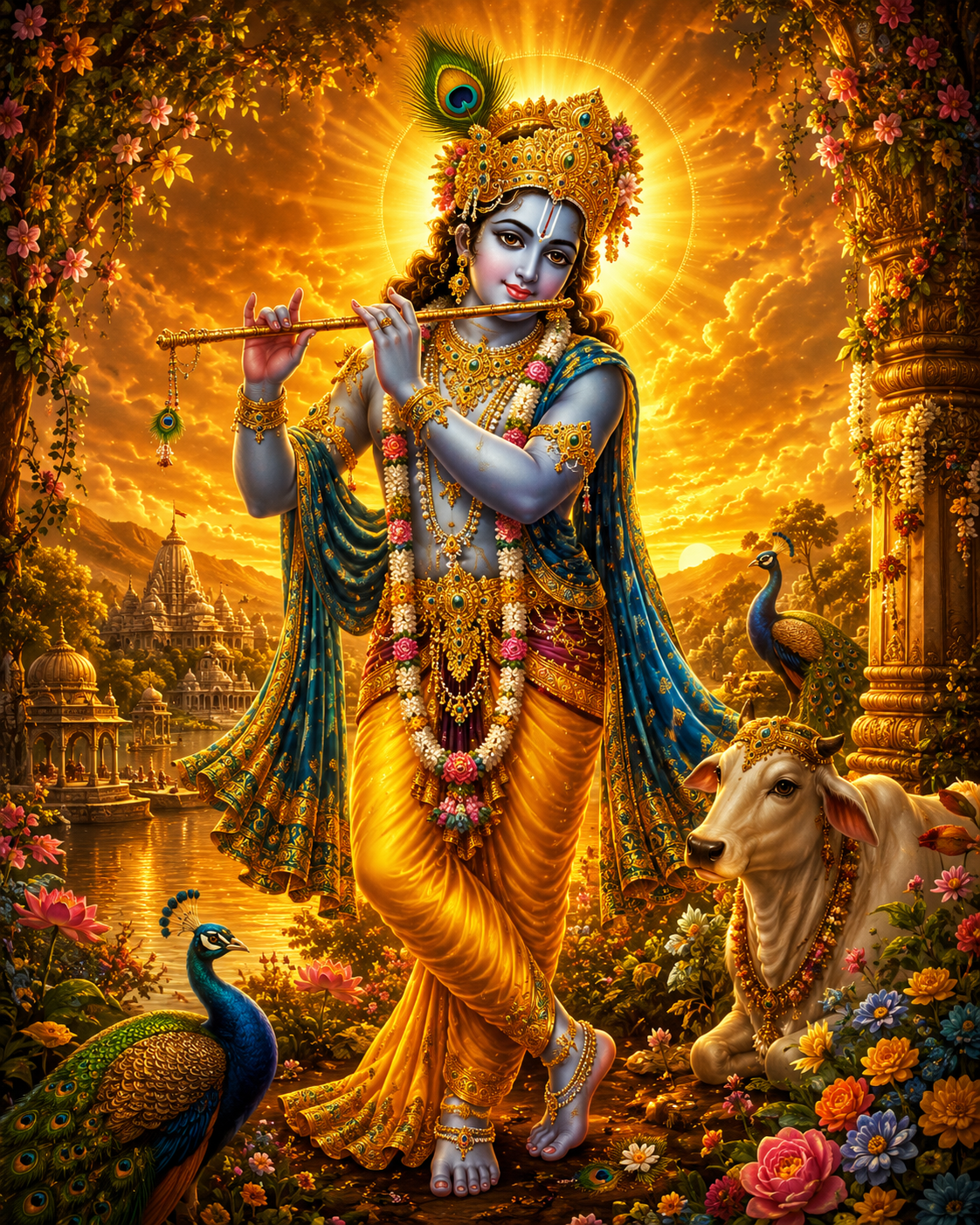 Lord Krishna Sacred Art