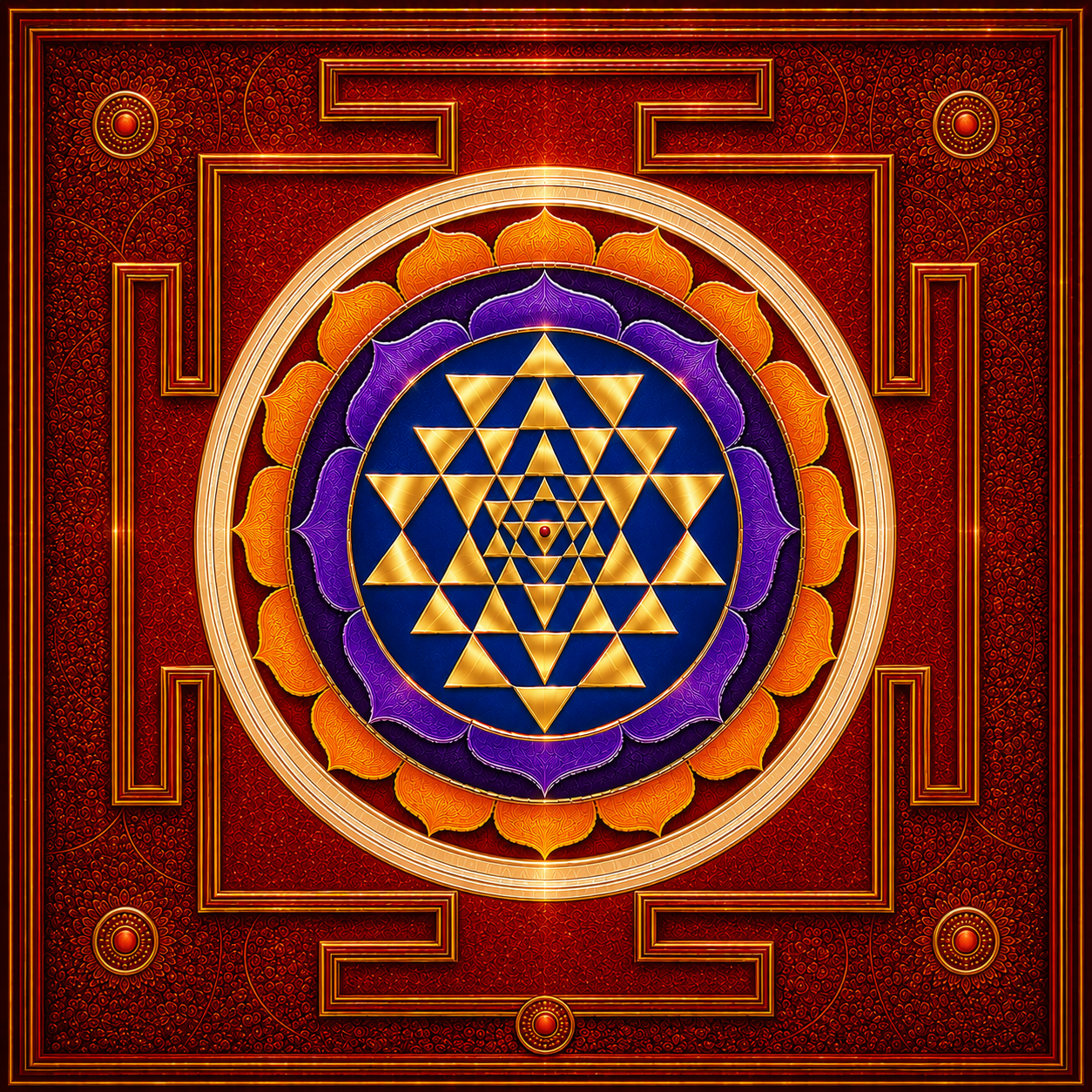 Sri Yantra Wall Art