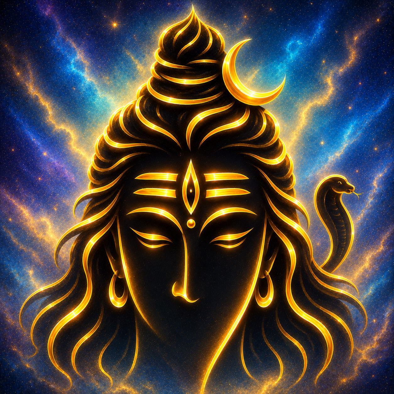 Lord Shiva Minimalist Wall Art