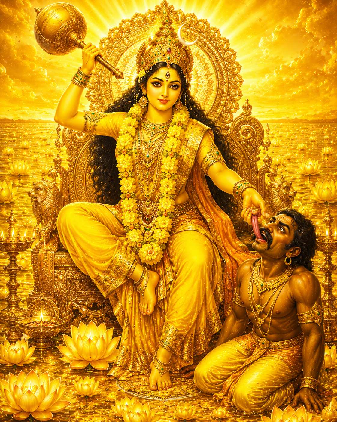 Maa Bagalamukhi Wall Art