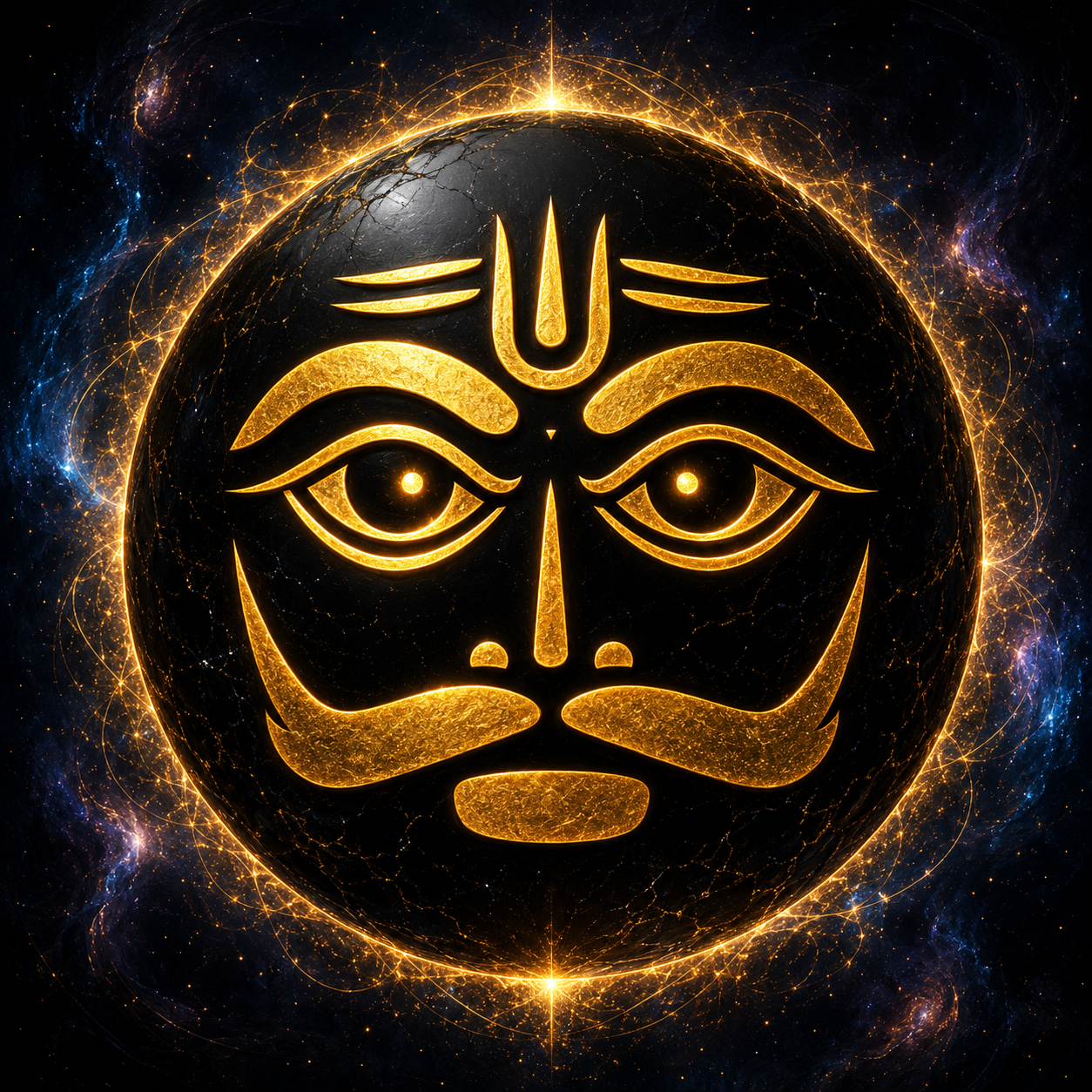 Kala Bhairava Minimalist Wall Art