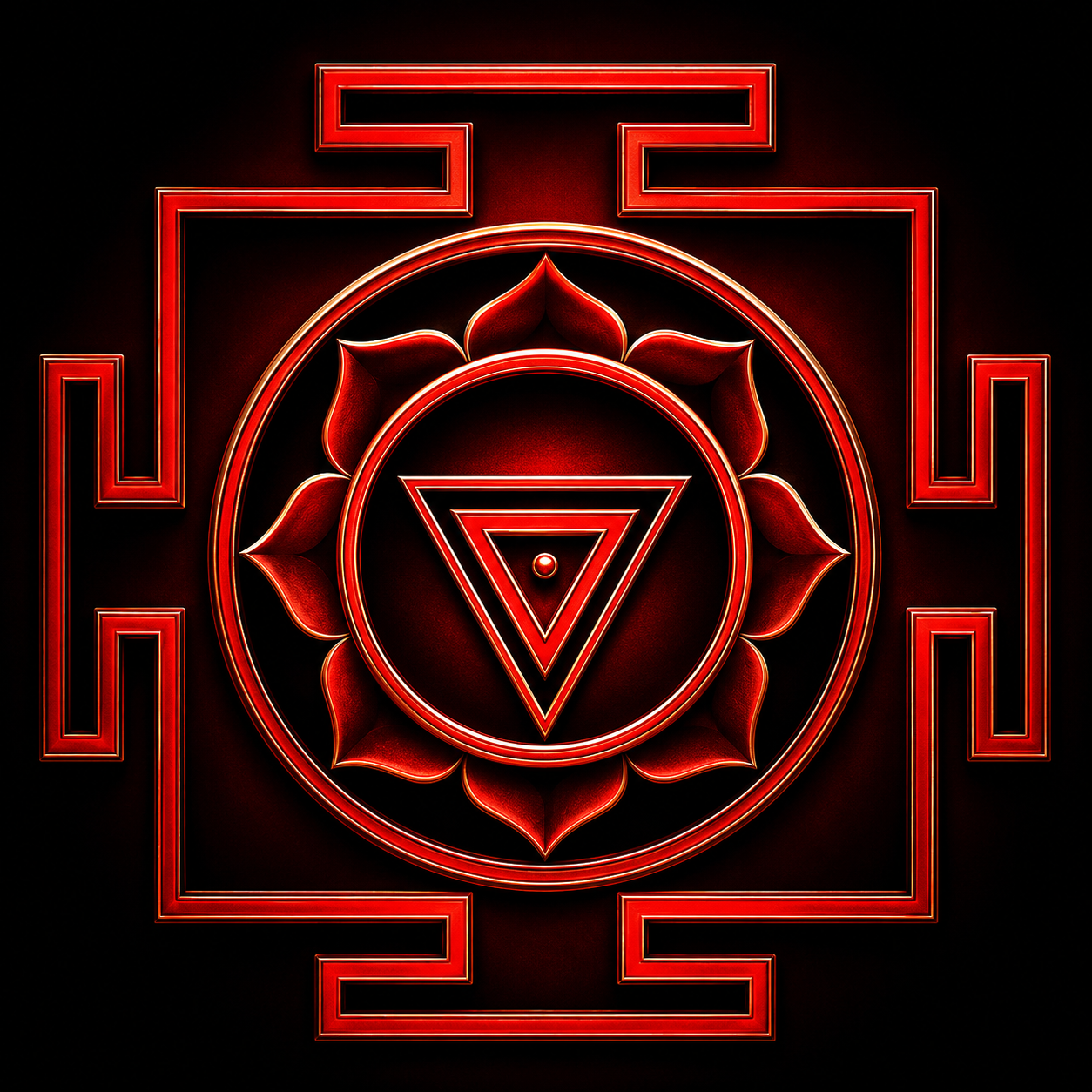 Kaali Yantra Wall Art