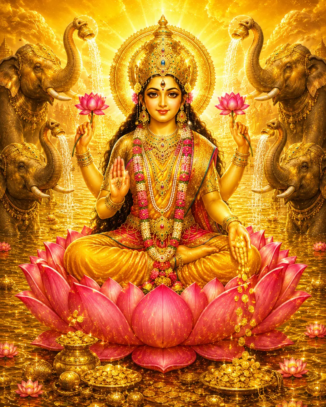 Mahalakshmi Kamalatmika Wall Art
