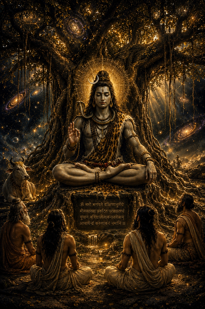 Dakshinamurti Shiva Wall Art