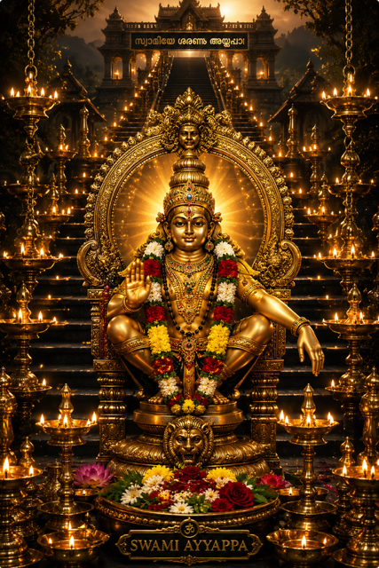 Ayyappa Swamy Wall Art
