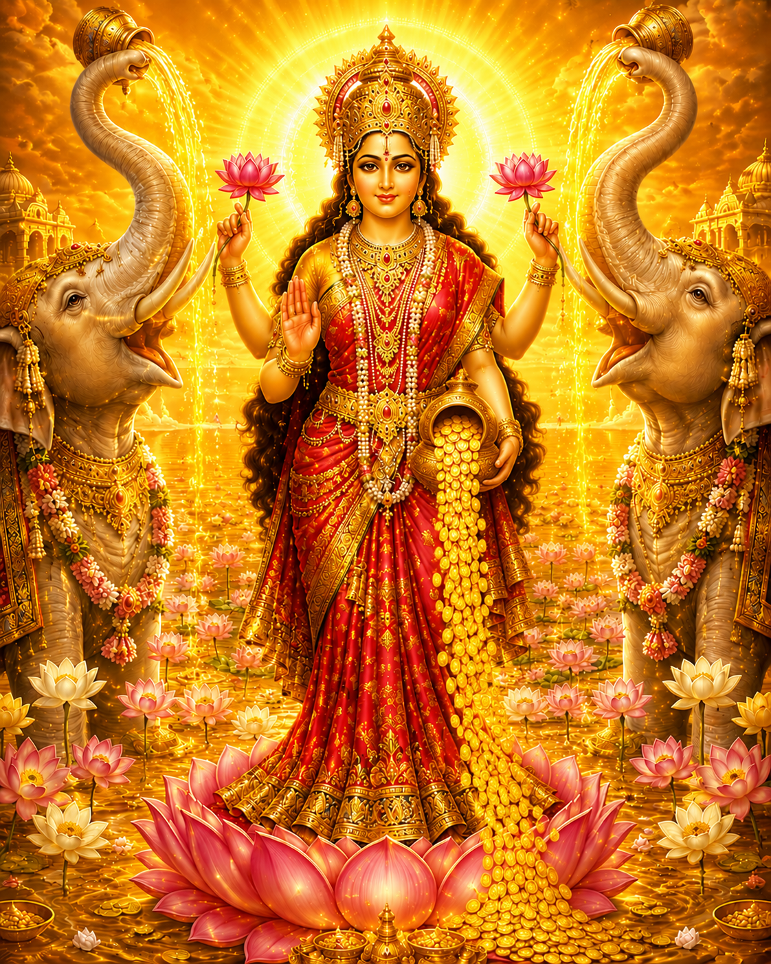 Maa Lakshmi Goddess Wall Art