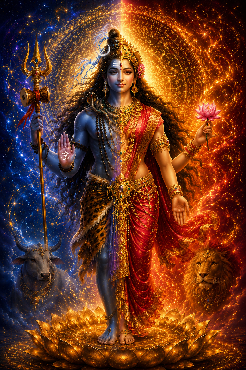 Ardhanarishwara Wall Art