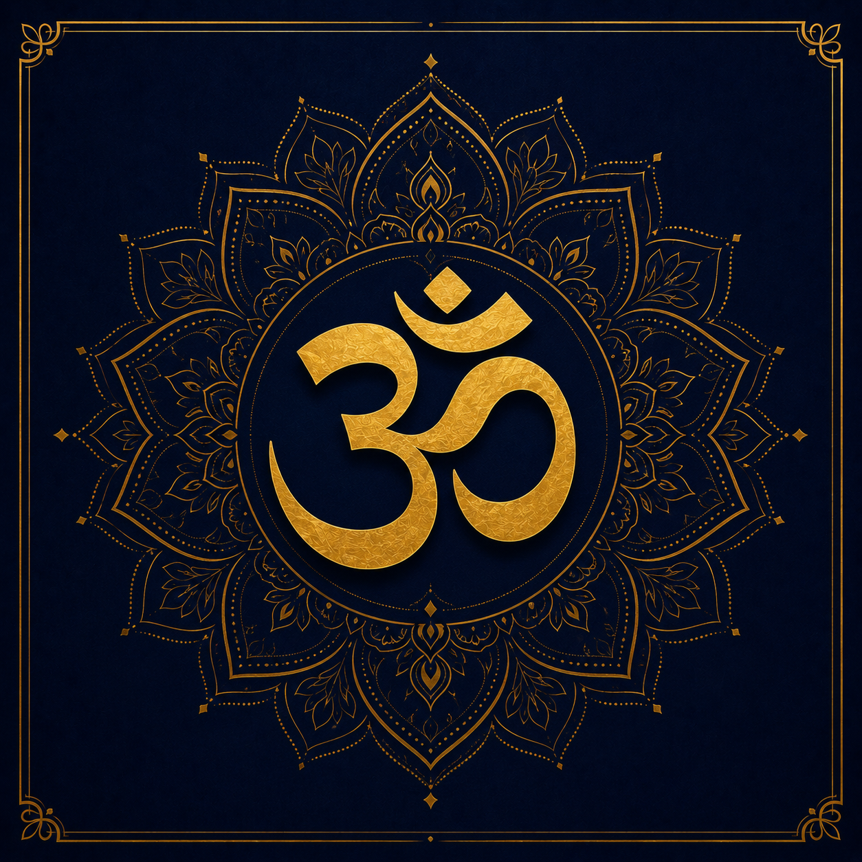 Aum Om Sacred Symbol Wall Art