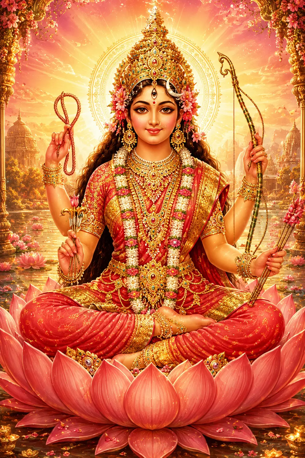 Maa Tripura Sundari Wall Art