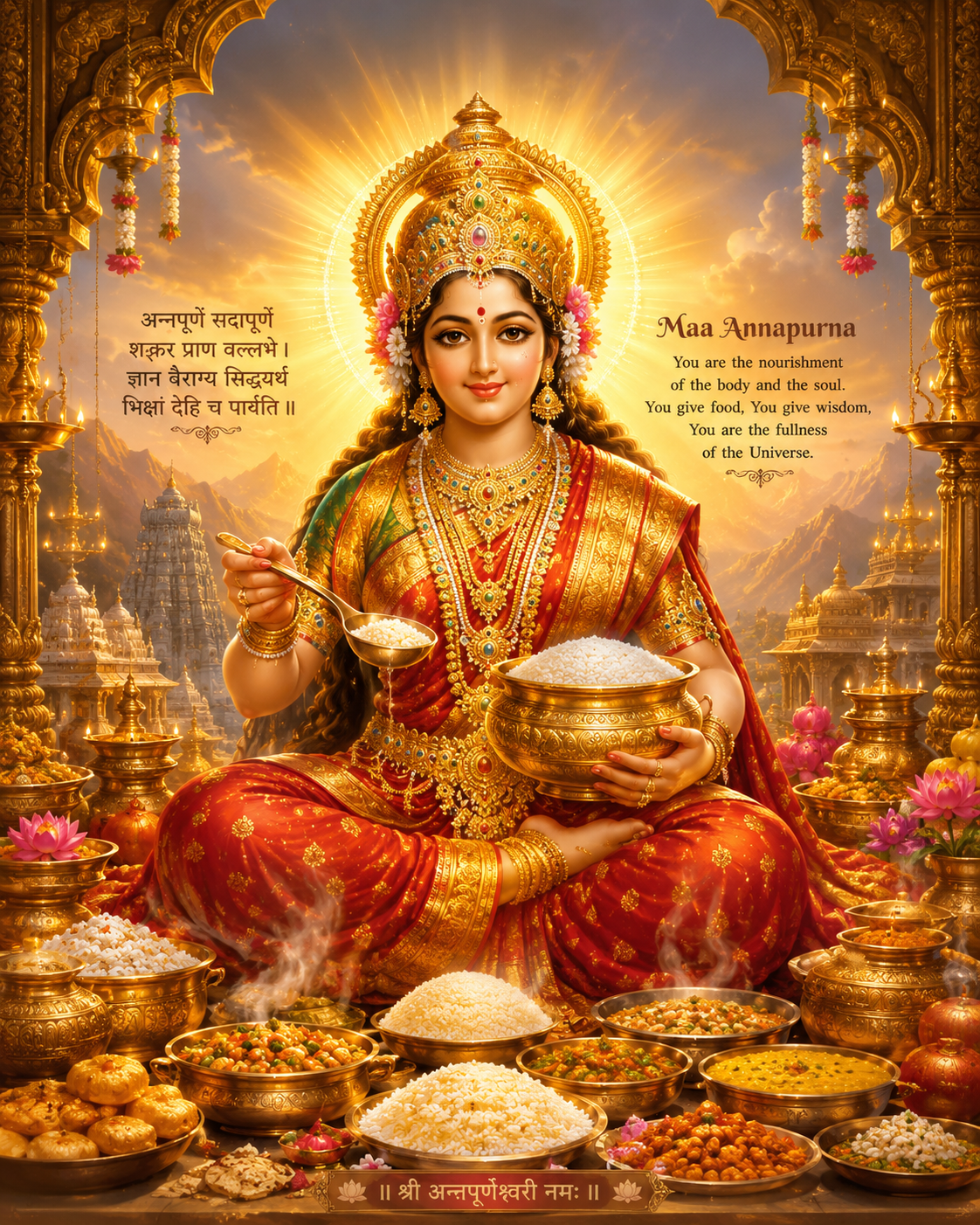 Maa Annapurna Wall Art